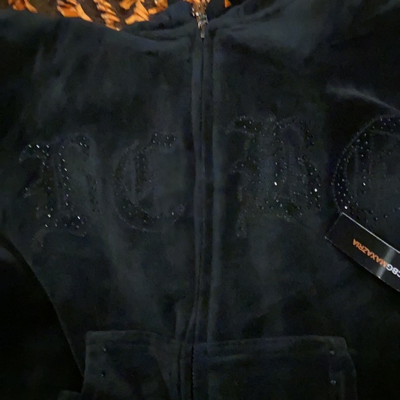 BCBG Large Velor Sweatshirt - Picture 2 of 6